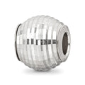 Sterling Silver Reflections Diamond Cut Bead
