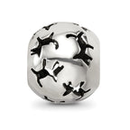 Sterling Silver Reflections Cutout Dog Bead