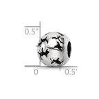 Sterling Silver Reflections Cutout Dog Bead