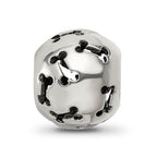 Sterling Silver Reflections Cutout Dog Bone Bead
