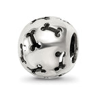 Sterling Silver Reflections Cutout Dog Bone Bead