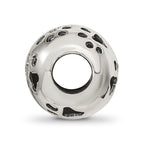 Sterling Silver Reflections Cutout Paw Prints Bead