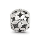 Sterling Silver Reflections Flower of Life Bead