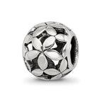Sterling Silver Reflections Flower of Life Bead