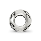 Sterling Silver Reflections Cutout Music Note Bead