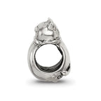 Sterling Silver Reflections Twin Cats Bead