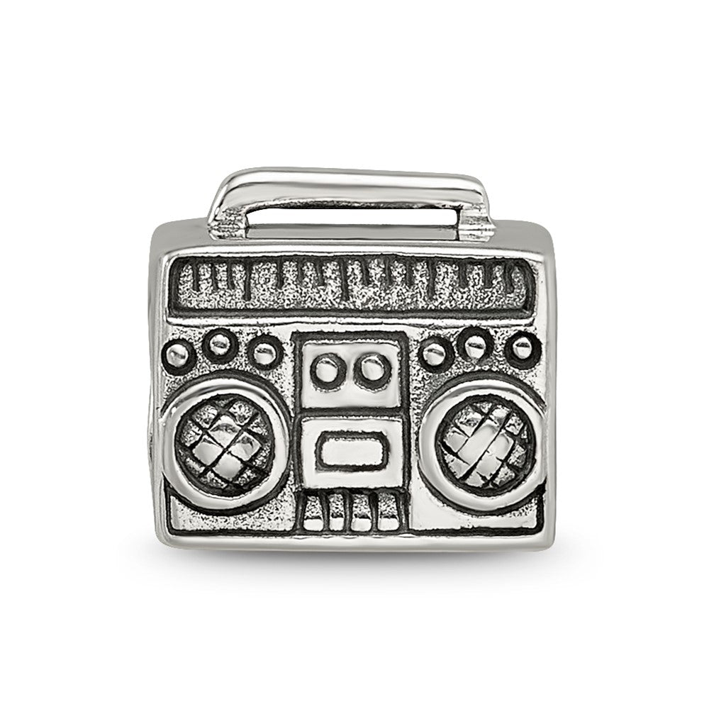 Sterling Silver Reflections Boombox Bead