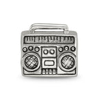 Sterling Silver Reflections Boombox Bead