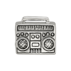 Sterling Silver Reflections Boombox Bead