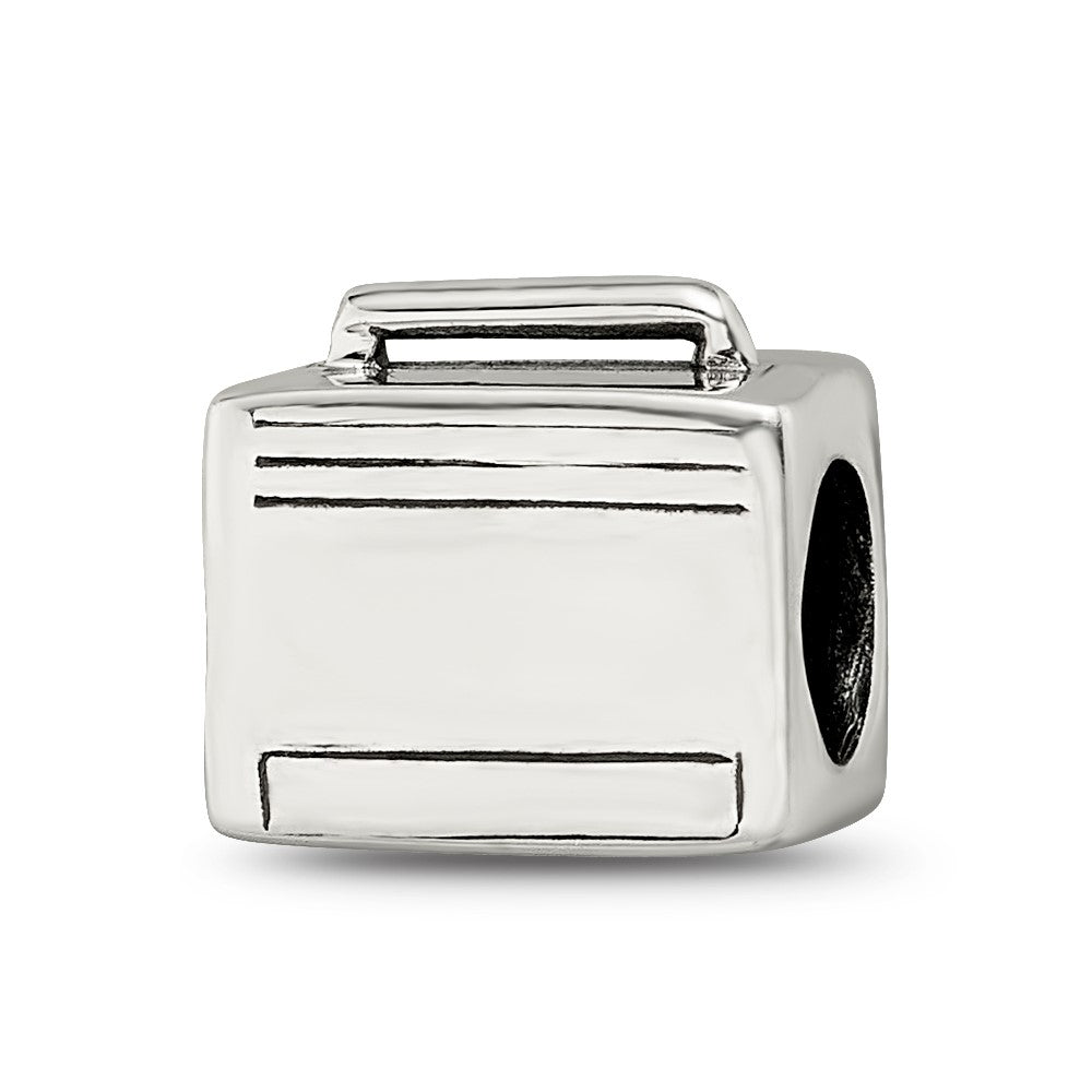 Sterling Silver Reflections Boombox Bead