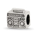 Sterling Silver Reflections Boombox Bead