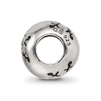 Sterling Silver Reflections Cutout Snowflake Bead