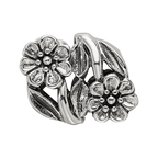 Sterling Silver Reflections Flowers Bead