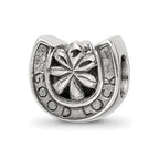 Sterling Silver Reflections Horseshoe Good Luck Bead