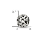 Sterling Silver Reflections Filigree Flower Bead