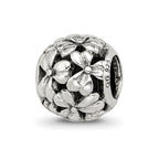 Sterling Silver Reflections Filigree Flower Bead