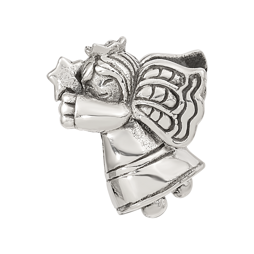Sterling Silver Reflections Christmas Angel Bead