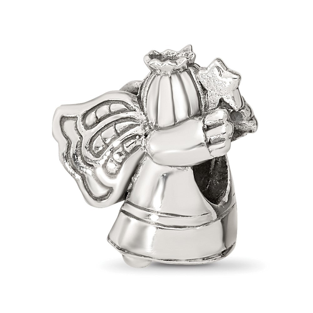 Sterling Silver Reflections Christmas Angel Bead