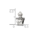 Sterling Silver Reflections Love Perfume Bottle Bead