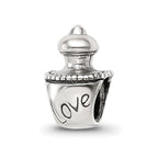 Sterling Silver Reflections Love Perfume Bottle Bead