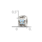 Sterling Silver Reflections Enamel Preciosa Crystal Ladybug Kids Bead