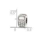 Sterling Silver Reflections Cell Phone Bead