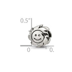 Sterling Silver Reflections Smiling Sun Bead