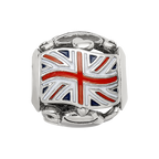 Sterling Silver Reflections Enameled England Theme Bead