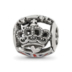 Sterling Silver Reflections Enameled England Theme Bead