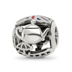 Sterling Silver Reflections Enameled England Theme Bead