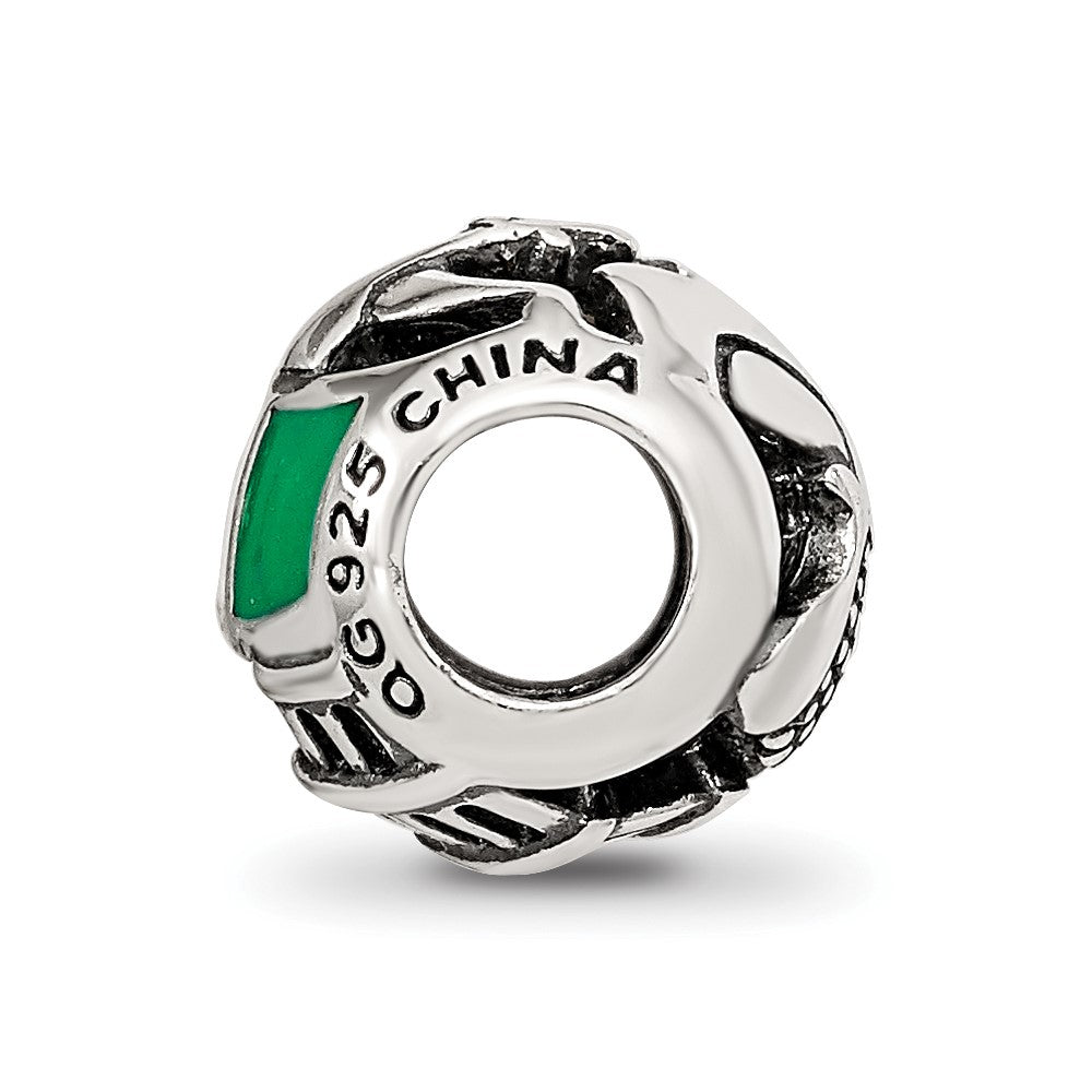 Sterling Silver Reflections Enameled Italy Theme Bead