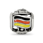 Sterling Silver Reflections Enameled Germany Theme Bead
