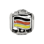 Sterling Silver Reflections Enameled Germany Theme Bead