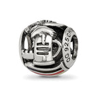 Sterling Silver Reflections Enameled Germany Theme Bead