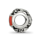 Sterling Silver Reflections Enameled French Theme Bead