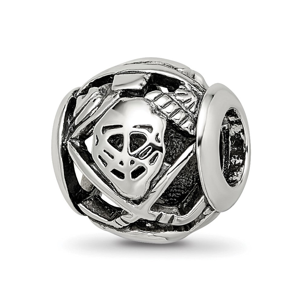 Sterling Silver Reflections Enameled Canada Theme Bead