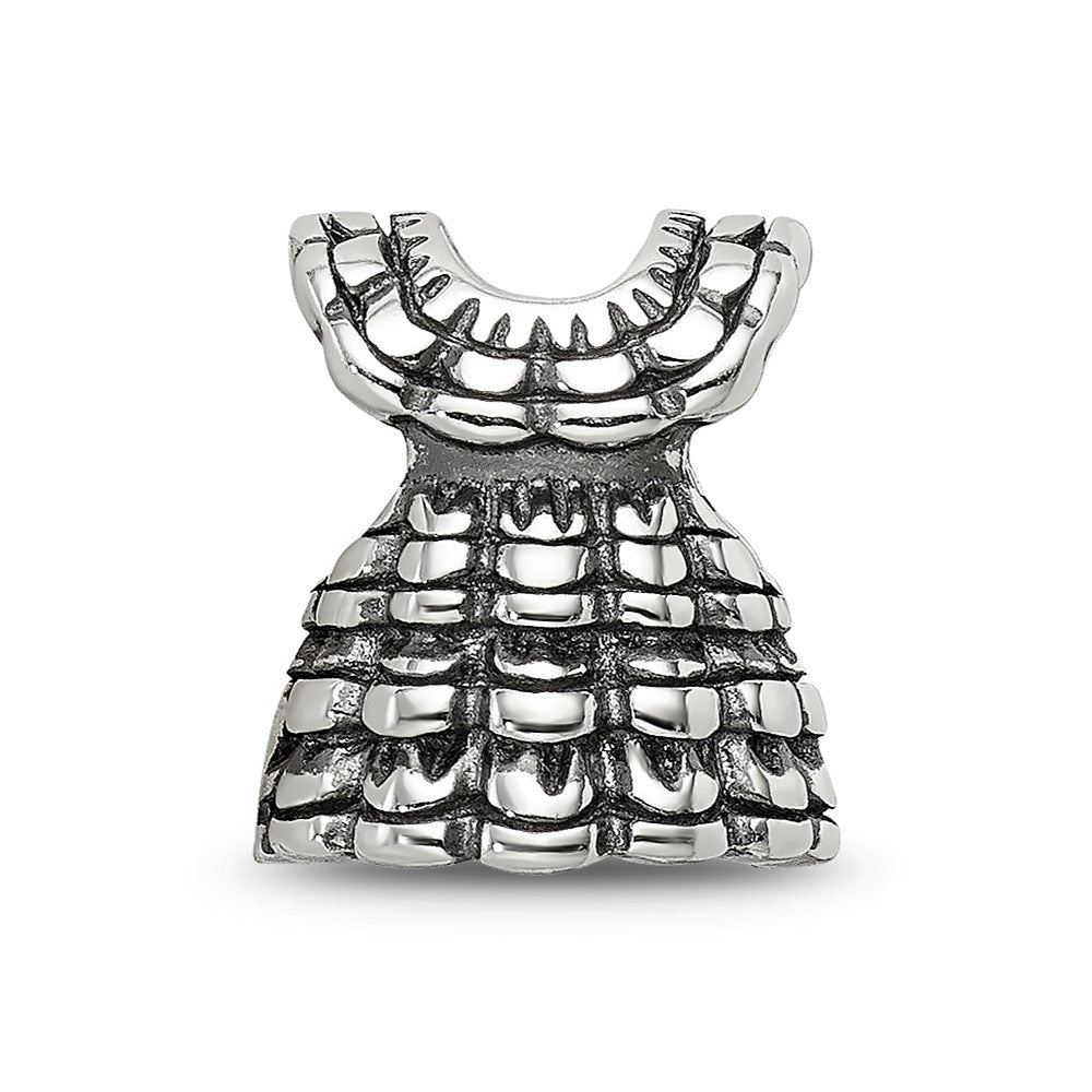 Sterling Silver Reflections Ruffled Dress Bead