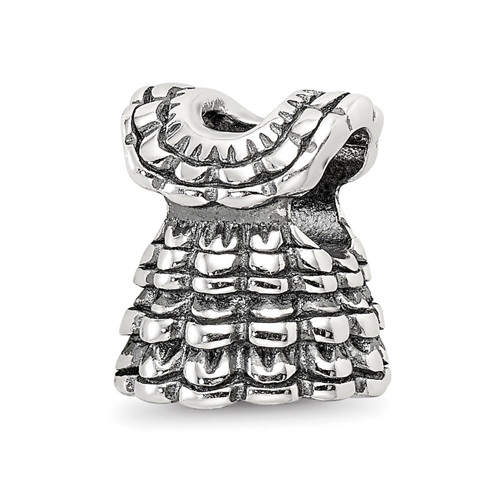 Sterling Silver Reflections Ruffled Dress Bead