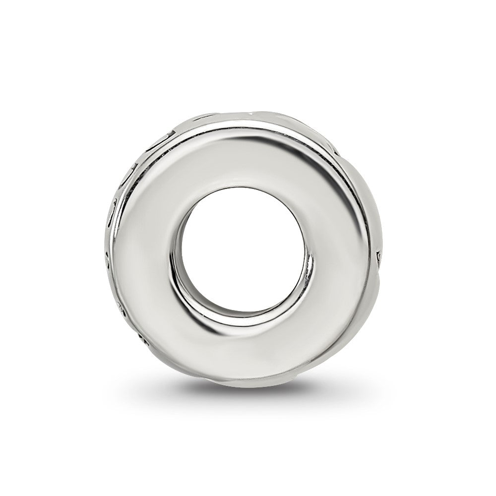 Sterling Silver Reflections Blue Crystal Dream Spacer Bead