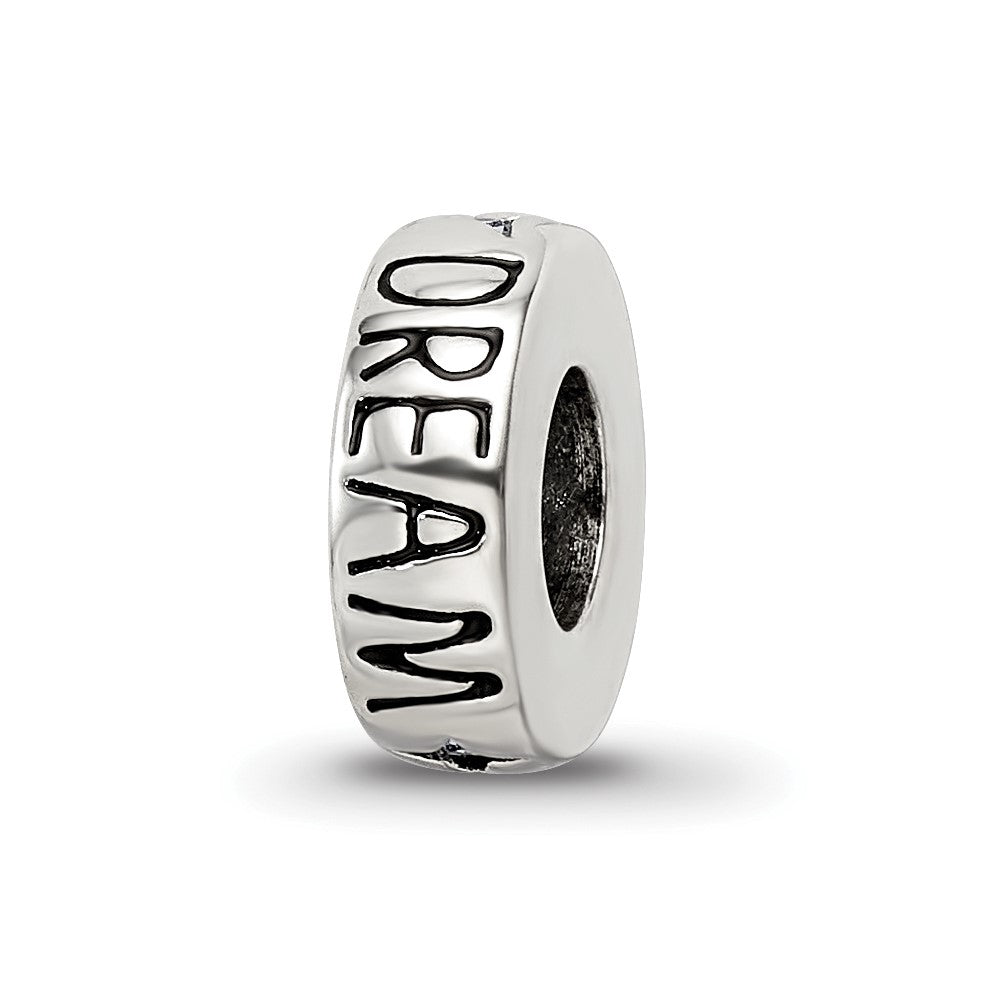 Sterling Silver Reflections Blue Crystal Dream Spacer Bead