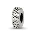 Sterling Silver Reflections Antiqued Bali Gripper Bead