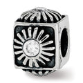 Sterling Silver Reflections CZ Bead