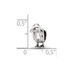 Sterling Silver Reflections Duck Bead