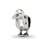 Sterling Silver Reflections Duck Bead