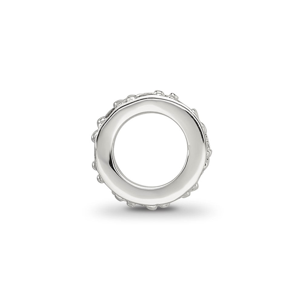 Sterling Silver Reflections CZ Spacer Bead