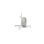 Sterling Silver Reflections CZ Spacer Bead