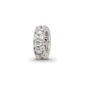 Sterling Silver Reflections CZ Spacer Bead