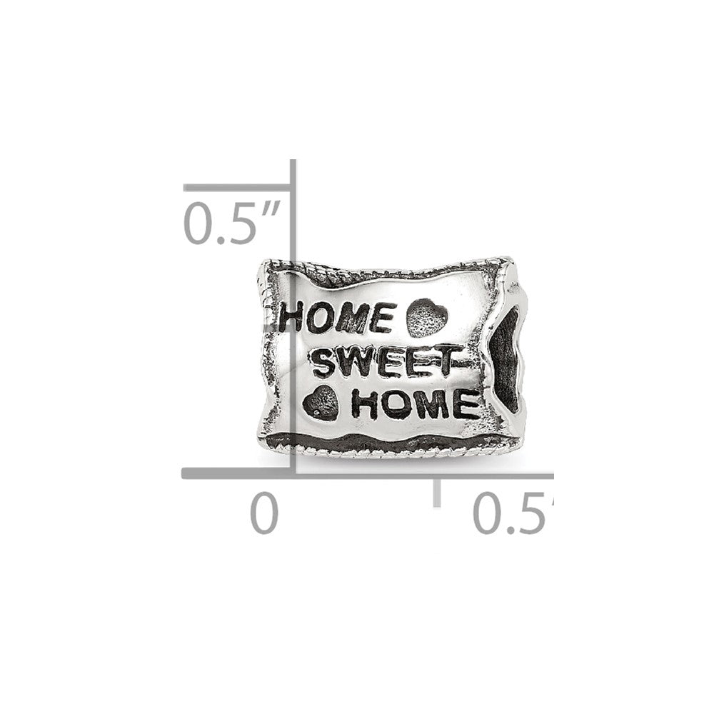 Sterling Silver Reflections Home Sweet Home Bead