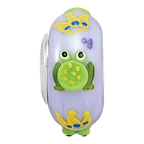 Ster.Silver Reflections Hand Painted Froggie Kisses Fenton Glass Bead