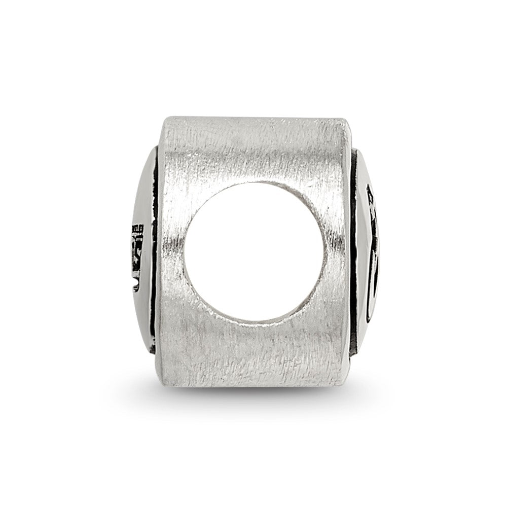 Sterling Silver Antiqued Los Angeles Rams NFL Bead